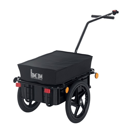 Homcom cargo trailer - cargo, bike