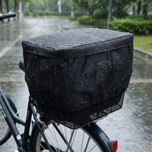 Bicycle basket cover rain - basket,