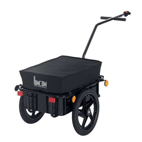 Homcom cargo trailer bike - trailer,